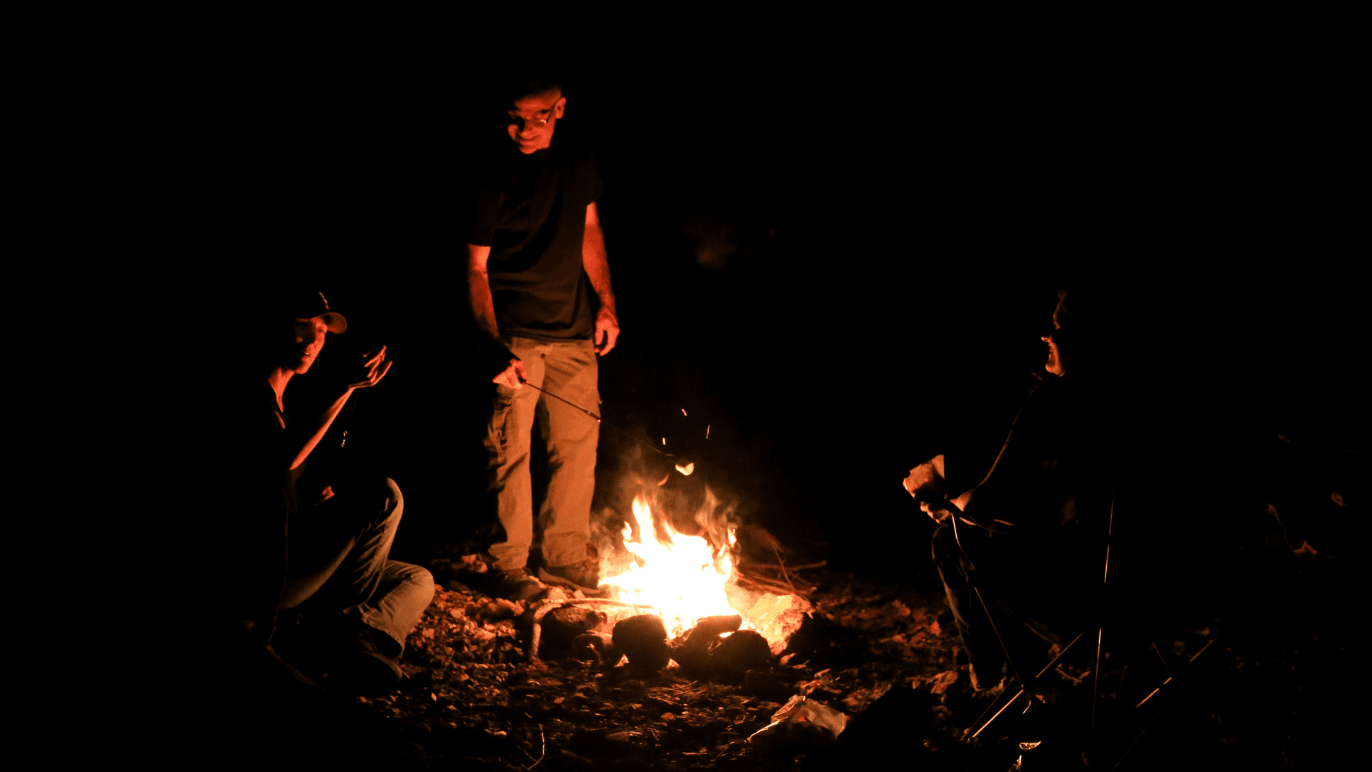 Feu de camp convivial